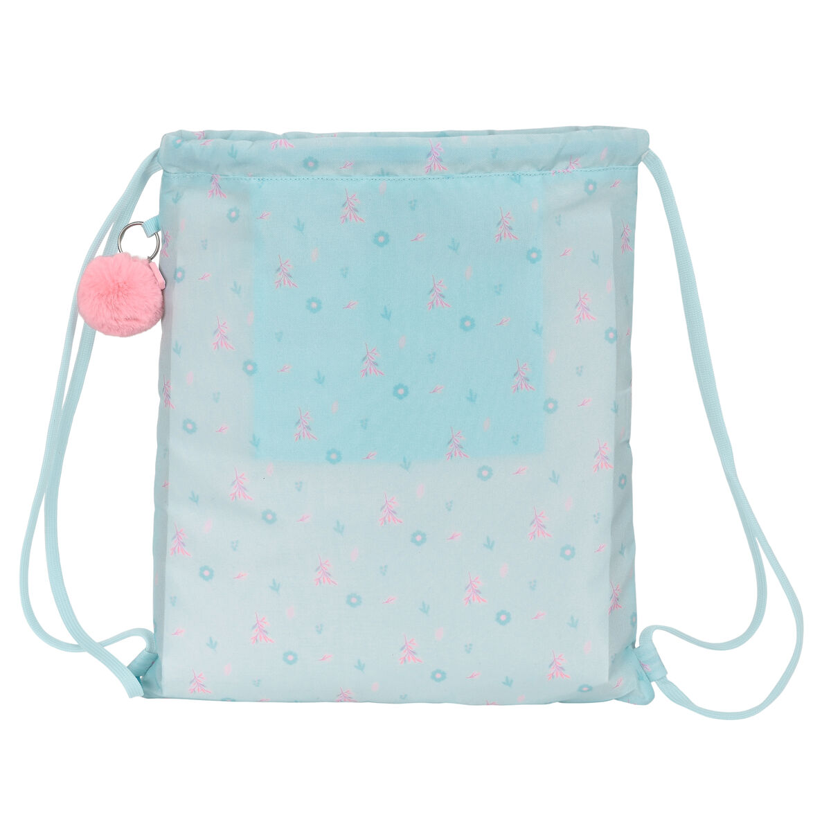 Saco Mochila com Cordas Moos Garden Turquesa